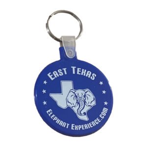 East Texas Elephant Experience Keychain